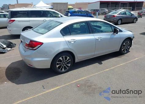 2014 Honda Civic Ex from USA, damaged, VIN 19XFB2F81EE080002
